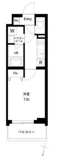 アーバンパーク梅島 408 間取り図