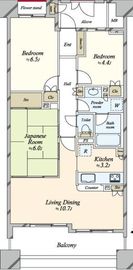 エスタガーデン 5階 間取り図