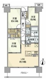 パークホームズ赤羽西 1階 間取り図