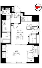 ディ・レジデンセス銀座東 8階 間取り図