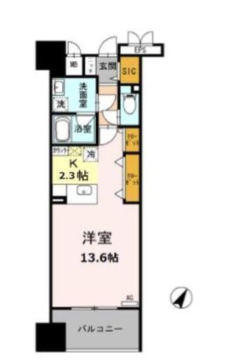 ロイヤルパークスシーサー南千住 605 間取り図