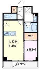 リビオレゾン町屋 1階 間取り図