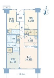 ウェリス川崎大師 5階 間取り図
