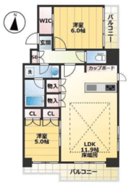 グランドメゾン中野新橋 10階 間取り図