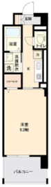 カーサグランデ 207 間取り図