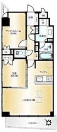 フェリズ横浜公園 10階 間取り図
