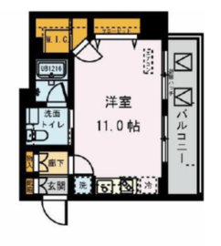 ドムス常盤 902 間取り図