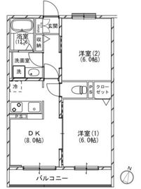 パークヴィレッジ阿佐ヶ谷 C202 間取り図