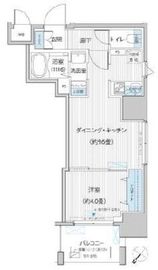 グランデュール富士 501 間取り図