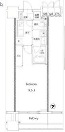 ベルヴュコート湘南 407 間取り図
