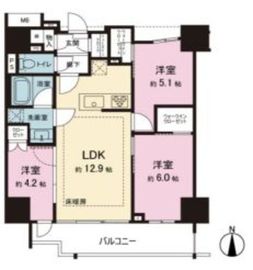 リビオレゾン王子 7階 間取り図