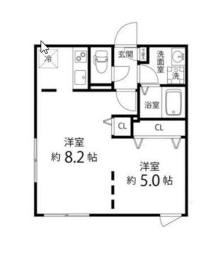 Branche目黒 (ブランシェ目黒) 404 間取り図