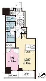 ザ・ライオンズミレス蔵前 14階 間取り図