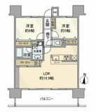 レーベンリヴァーレリバー・スイート 13階 間取り図