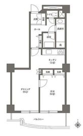 文京グリーンコートビュータワー本駒込 A1007 間取り図