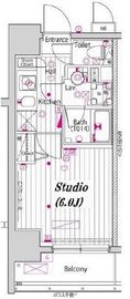 ガーラ・パークサイド川崎 8階 間取り図
