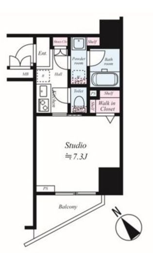 ガーラ・ステーション横濱関内 10階 間取り図