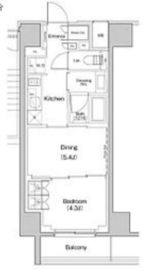 ザ・パークハビオ東長崎 601 間取り図