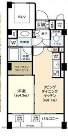 アビテ白金台 3階 間取り図