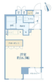 ユニーブル島津山 3階 間取り図