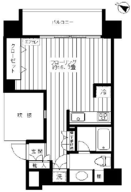 朝日サテライト二番町 5階 間取り図