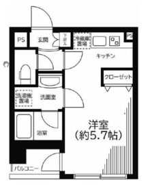 インシティ浜松町 4階 間取り図