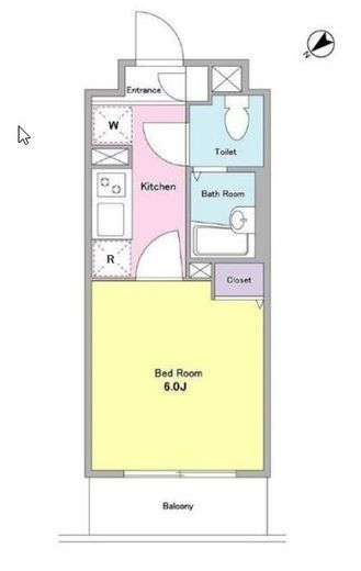 NTPRレジデンス大井町 205 間取り図