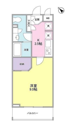 ZX minami-Otsuka(ZX南大塚) 203 間取り図