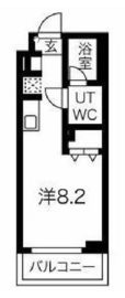 ルゼール新綱島 311 間取り図