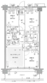 ガーラ・レジデンス横浜港北 2階 間取り図