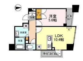 リベラーレ中野 306 間取り図