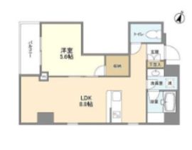 ヴィアラッティア志村 201 間取り図
