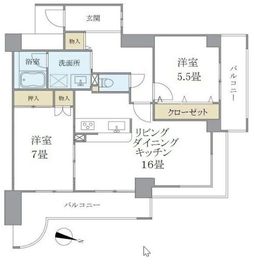 ハイムローゼ 311 間取り図