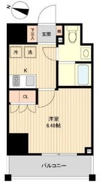 レノス新子安 509 間取り図