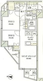 プレシス東陽町 4階 間取り図