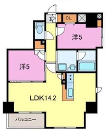 ハウオリ駒込 6B 間取り図