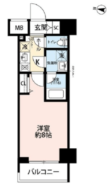 プレール・ドゥーク東雲3 5階 間取り図