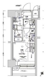 クレストタップ川崎Ⅰ 1階 間取り図