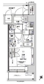 クレストタップ川崎Ⅰ 5階 間取り図