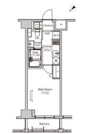 プラウドフラット東中野 603 間取り図