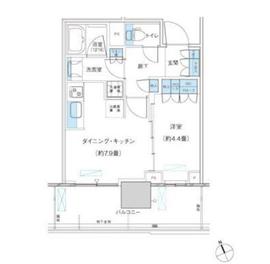 パークシティ柏の葉キャンパス ザ・ゲートタワー ウエスト 502 間取り図