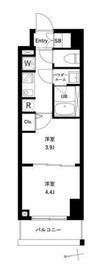 アーバンパーク綾瀬WEST 104 間取り図