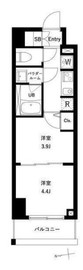 アーバンパーク綾瀬WEST 504 間取り図