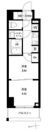 アーバンパーク綾瀬WEST 604 間取り図