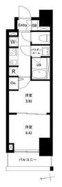 アーバンパーク綾瀬WEST 703 間取り図