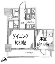 カスタリア門前仲町2 906 間取り図