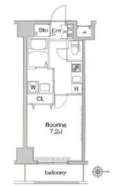 グランヴァン王子駅前 803 間取り図