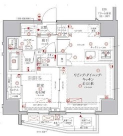 クレイシアIDZ上野 7階 間取り図