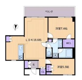 アールヴェール笹塚 5階 間取り図