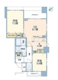 アデニウム新横浜 14階 間取り図